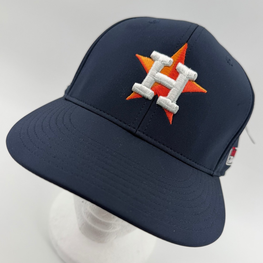 OC Sports Houston Astros Hat Mens OSFM Navy Blue MLB Baseball Cap H-Star Logo